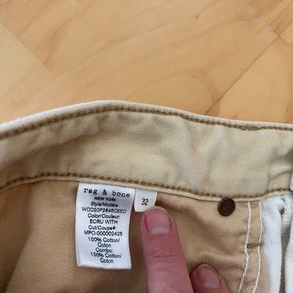 Rag & Bone Jeans Maya High-rise Ankle Straight Distressed Size 32 - Picture 8 of 11